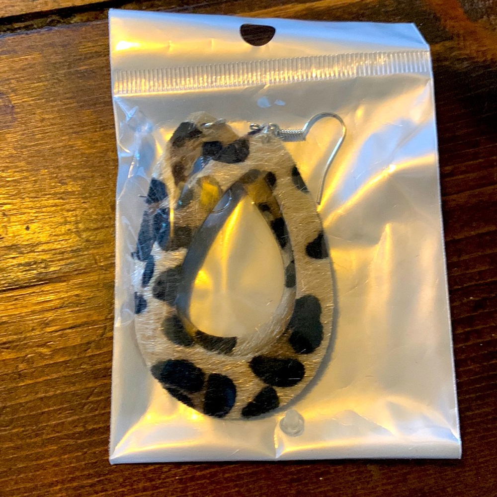 Cheetah earrings